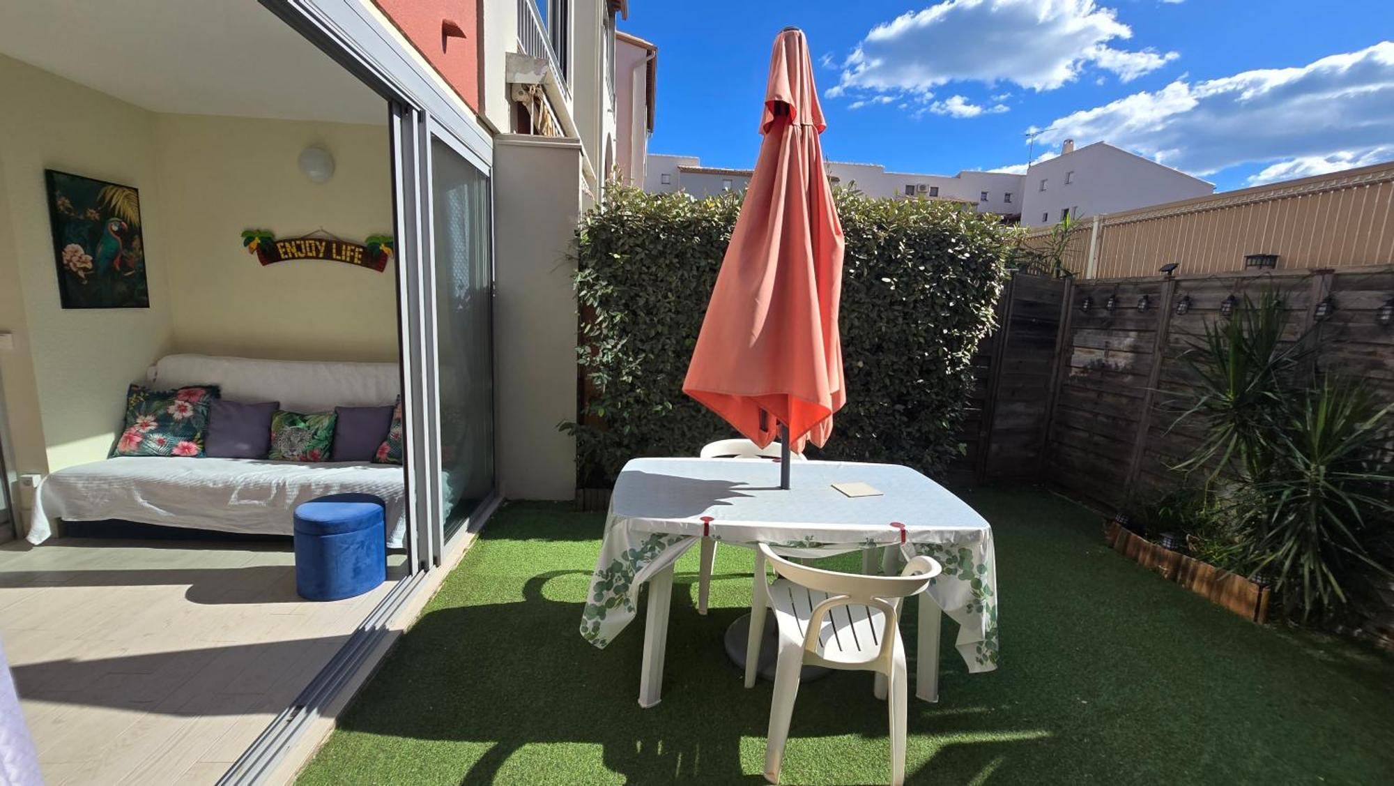 Joli T2 Avec Jardin Plage Richelieu - 6 Personnes Agde Exterior photo